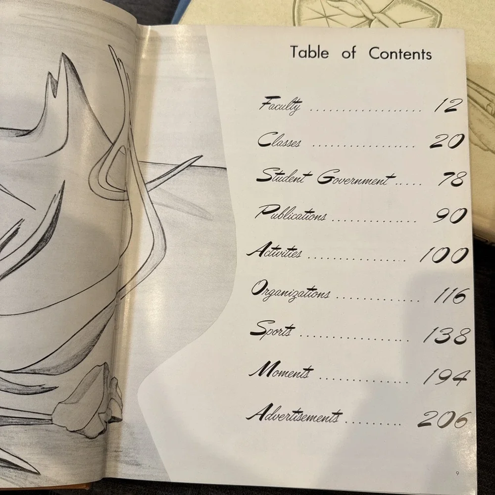 1958‎ Mount Carmel High School Yearbook Los Angeles California El Conquistador